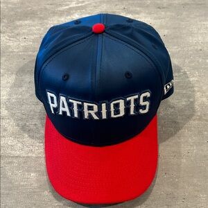 Fitted Patriots Blue and Red Cap
